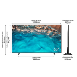 Samsung 65" 4K Crystal UHD 65BU8000