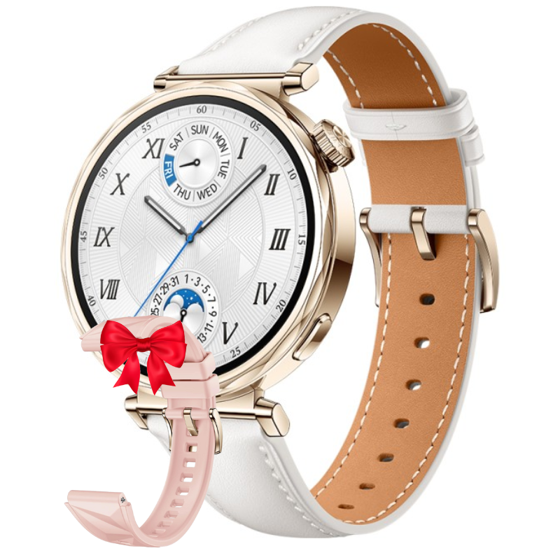 Montre Connectée Huawei Watch GT 5 41mm - White Leather