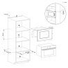 Micro-Onde Encastrable CANDY CA38FL7N25WXB 25L