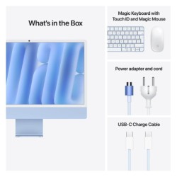 Apple iMac M4 24" 16Go 512Go Bleu