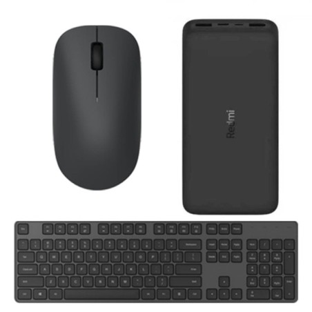 Pack Xiaomi Keyboard And Mouse Combo + 20000mAH Redmi Power Bank