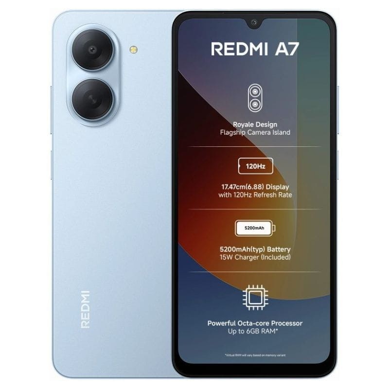 Smartphone Xiaomi Redmi A7 4G 3Go 64Go
