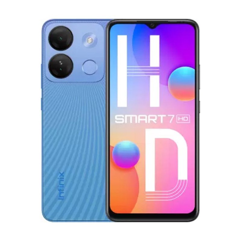 Smartphone Infinix SMART 7 HD - 2 Go RAM, 64 Go - Bleu