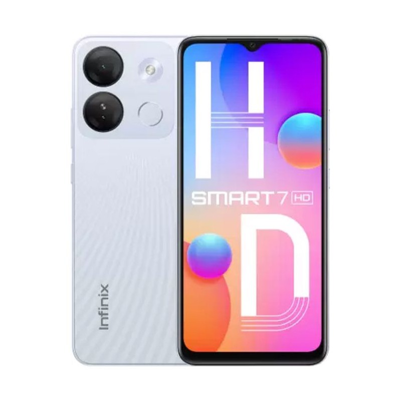 Smartphone Infinix SMART 7 HD - 2 Go RAM, 64 Go - Blanc