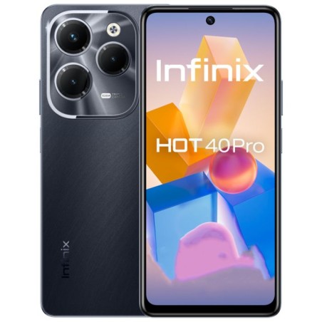 Smartphone Hot 40 Pro 4G - 8 Go RAM, 256 Go - Noir