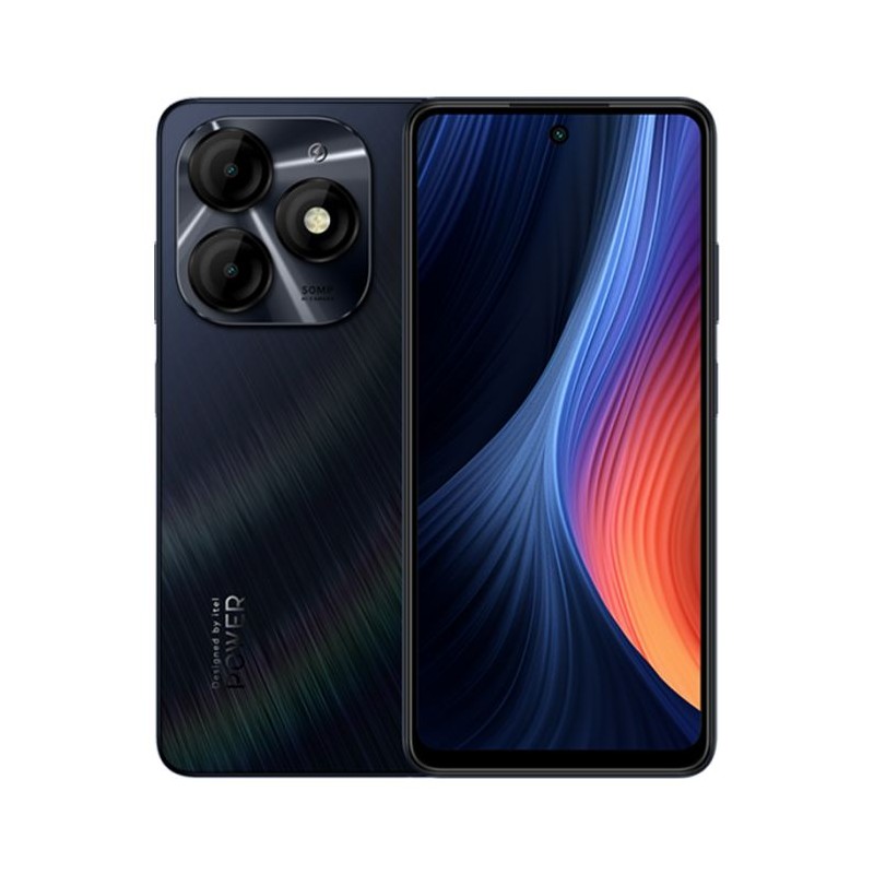 Smartphone Itel P55 - 8 Go RAM, 128 Go - Noir