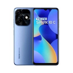 Smartphone Tecno Spark 10C - 4 Go RAM, 128 Go - Bleu