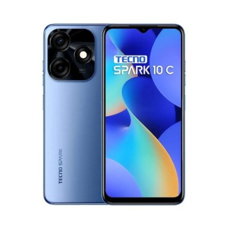 Smartphone Tecno Spark 10C - 4 Go RAM, 128 Go - Bleu