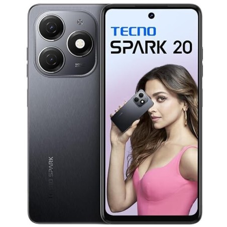 Smartphone Tecno Spark 20 - 8 Go RAM, 256 Go - Noir