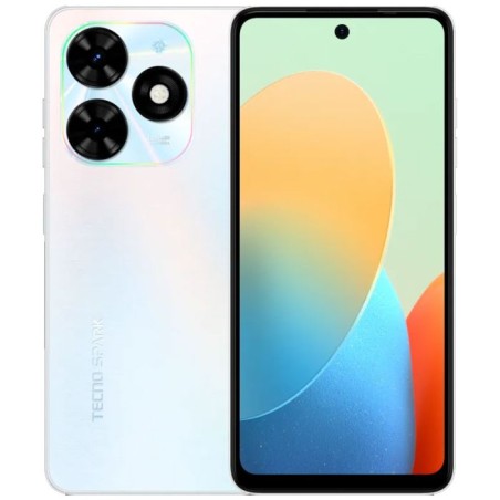 Smartphone Tecno Spark Go 2024 - 4 Go RAM, 64 Go - Blanc