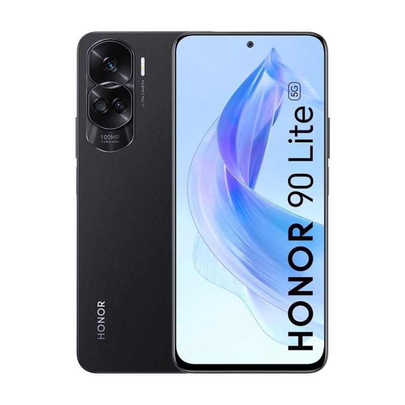 Smartphone Honor 90 Lite - 8 Go RAM, 256 Go - Noir
