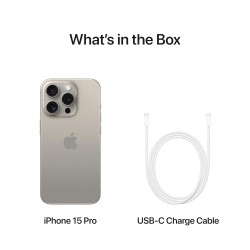 Apple iPhone 15 Pro 128Go - Natural Titan
