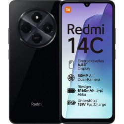 Smartphone Xiaomi Redmi 14C - 8 Go RAM 256 Go - Noir