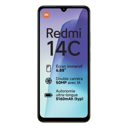 Smartphone Xiaomi Redmi 14C - 6 Go RAM 128 Go - Vert