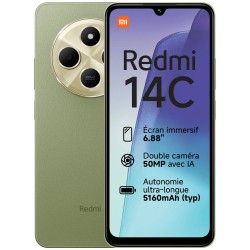 Smartphone Xiaomi Redmi 14C - 6 Go RAM 128 Go - Vert