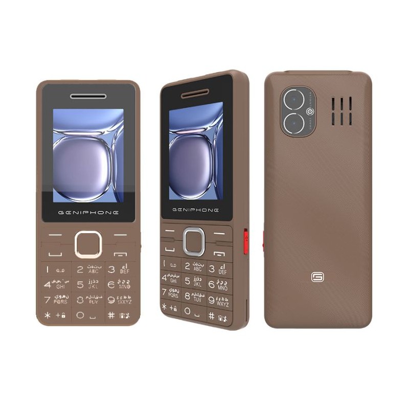 Téléphone Portable GENIPHONE A33 - Café