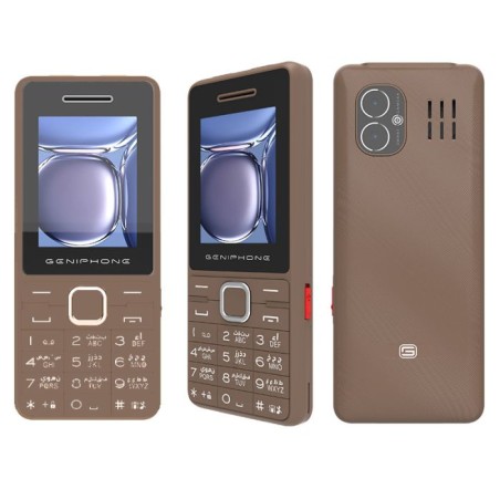 Téléphone Portable GENIPHONE A33 - Café