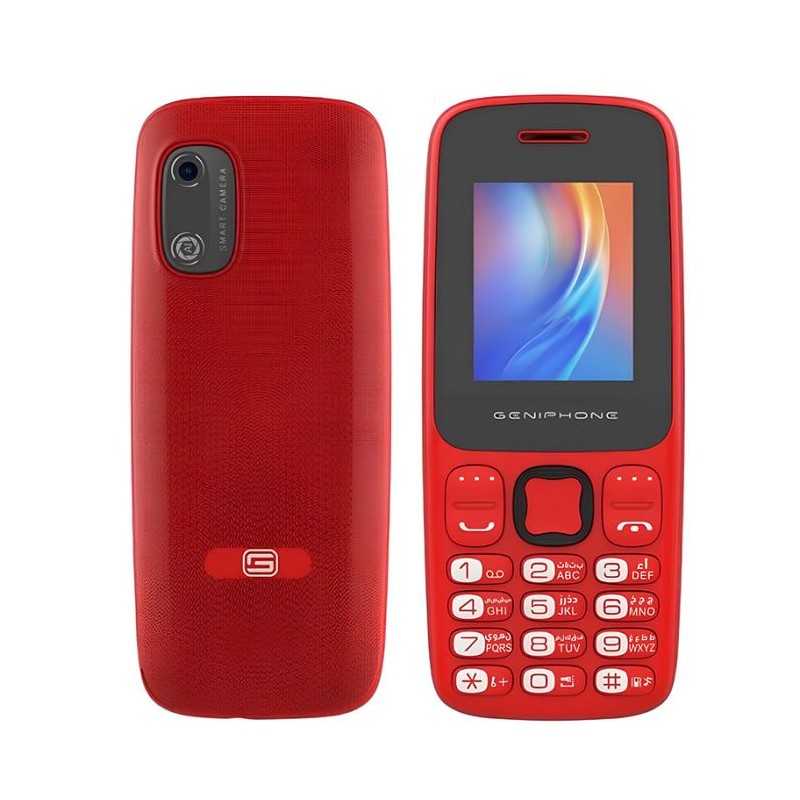 Téléphone Portable GENIPHONE A4 Mini - Rouge