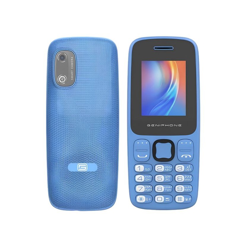 Téléphone Portable GENIPHONE A4 Mini - Bleu Ciel