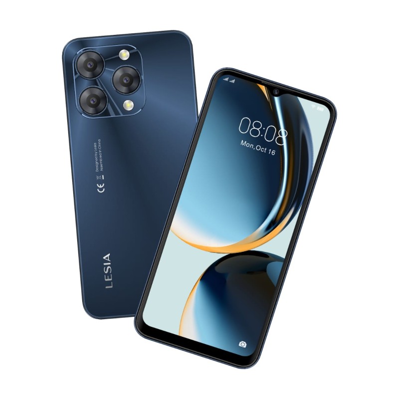 Smartphone Lesia Bright 3 4Go 64Go Dark Bleu
