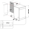 Lave Vaisselle ARISTON 14 Couverts LFC3C33WFX