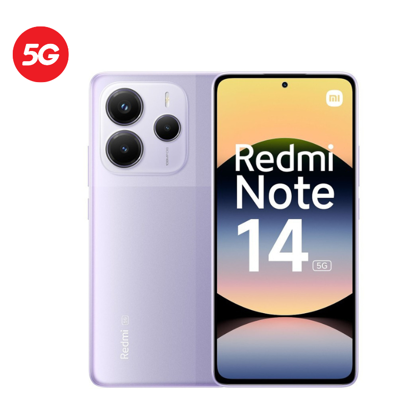 Smartphone Xiaomi Redmi Note 14 5G 6Go 128Go Violet