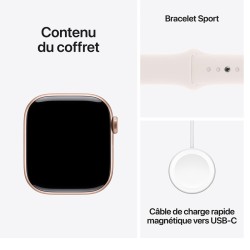 Apple Watch Series 10 GPS 42mm Rose Gold Aluminium