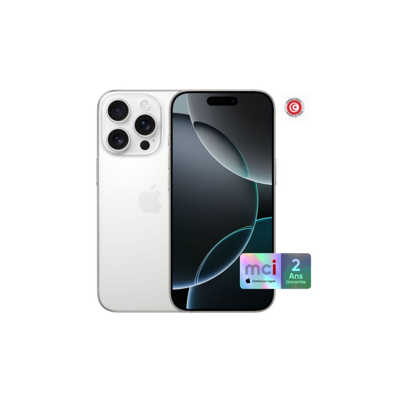 Apple iPhone 16 Pro 128Go Blanc Titanium