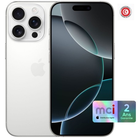 Apple iPhone 16 Pro 128Go Blanc Titanium