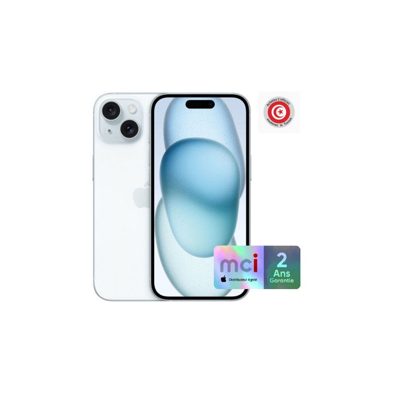 Apple iPhone 15 128Go Bleu