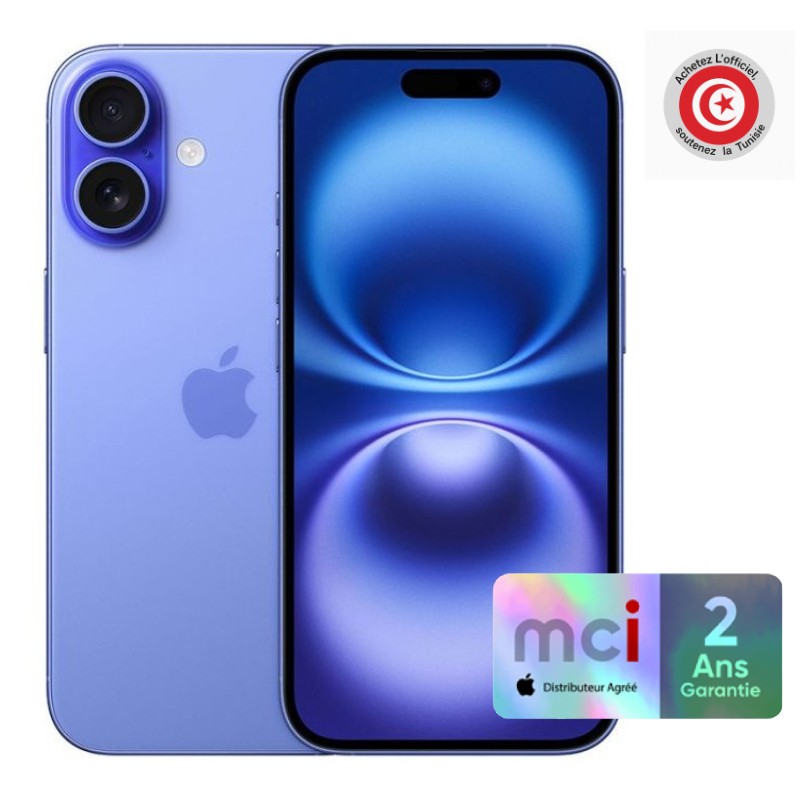 Apple iPhone 16 128Go - Bleu