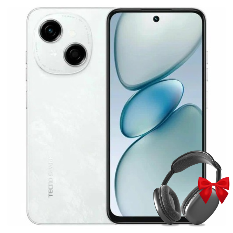 Smartphone Tecno Spark Go 1 4Go 128Go - Blanc