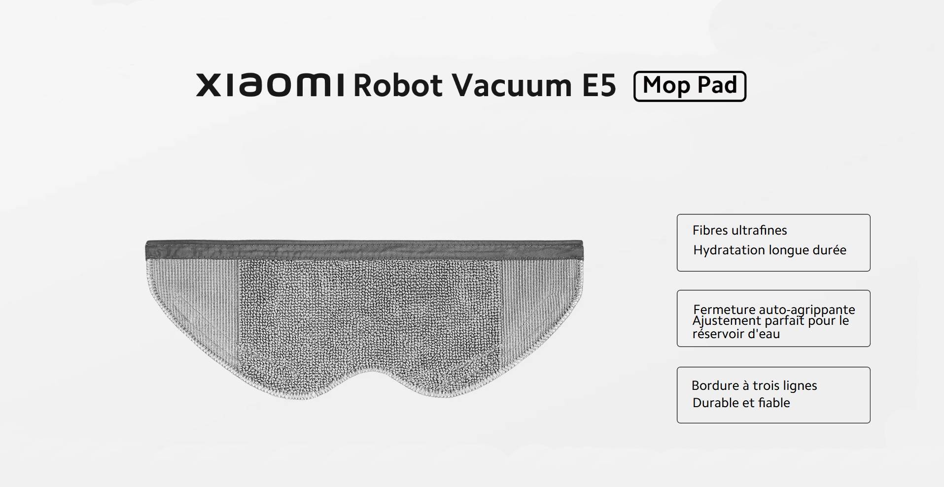 Xiaomi Robot Vacuum E5 Mop Pad prix tunisie