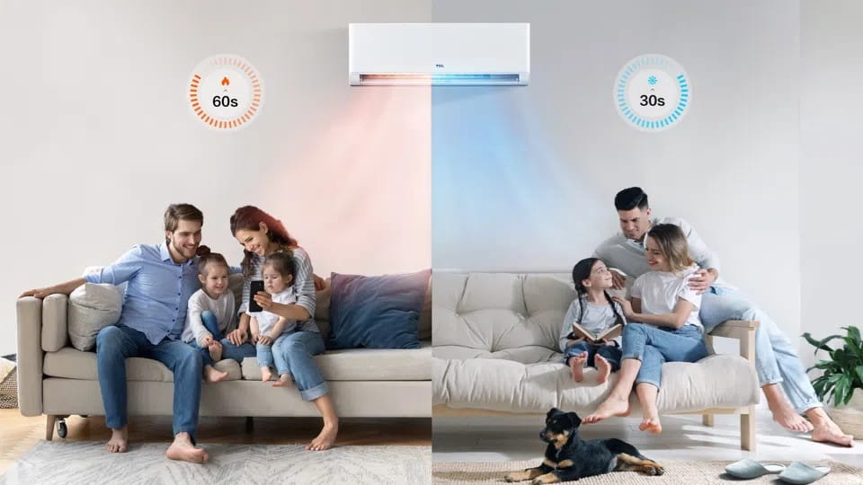 Climatiseur TCL TPH11I 18000BTU Chaud Froid Inverter Tropicalisé prix tunisie