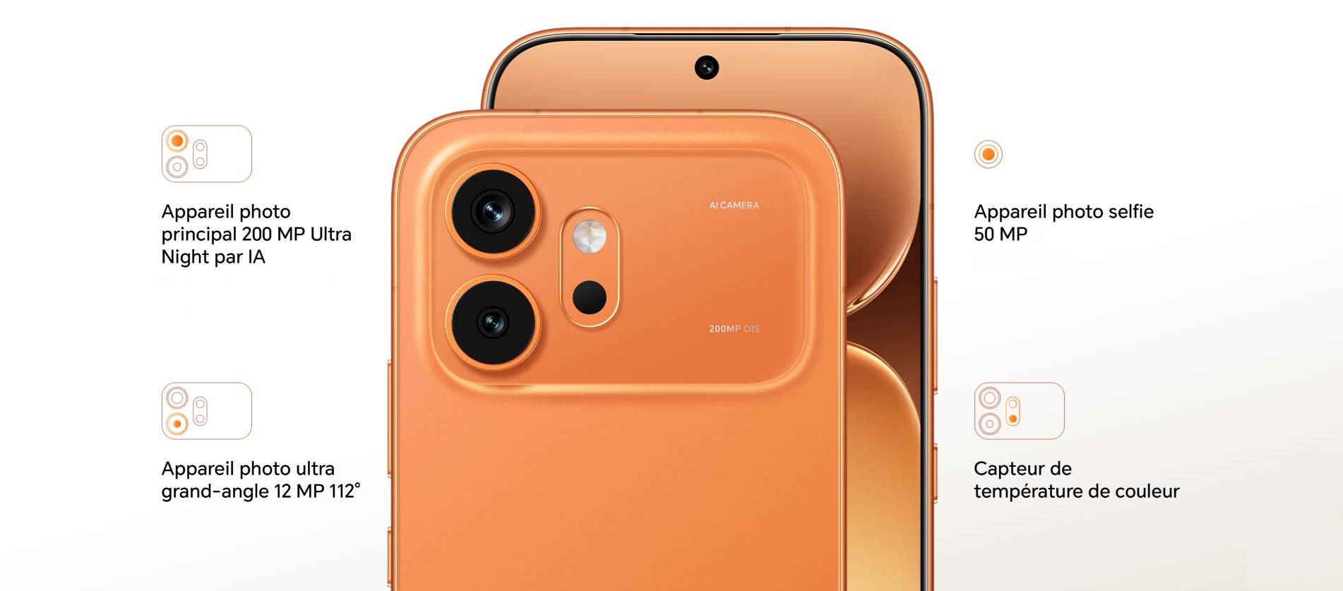 appareil photo honor 600 5G