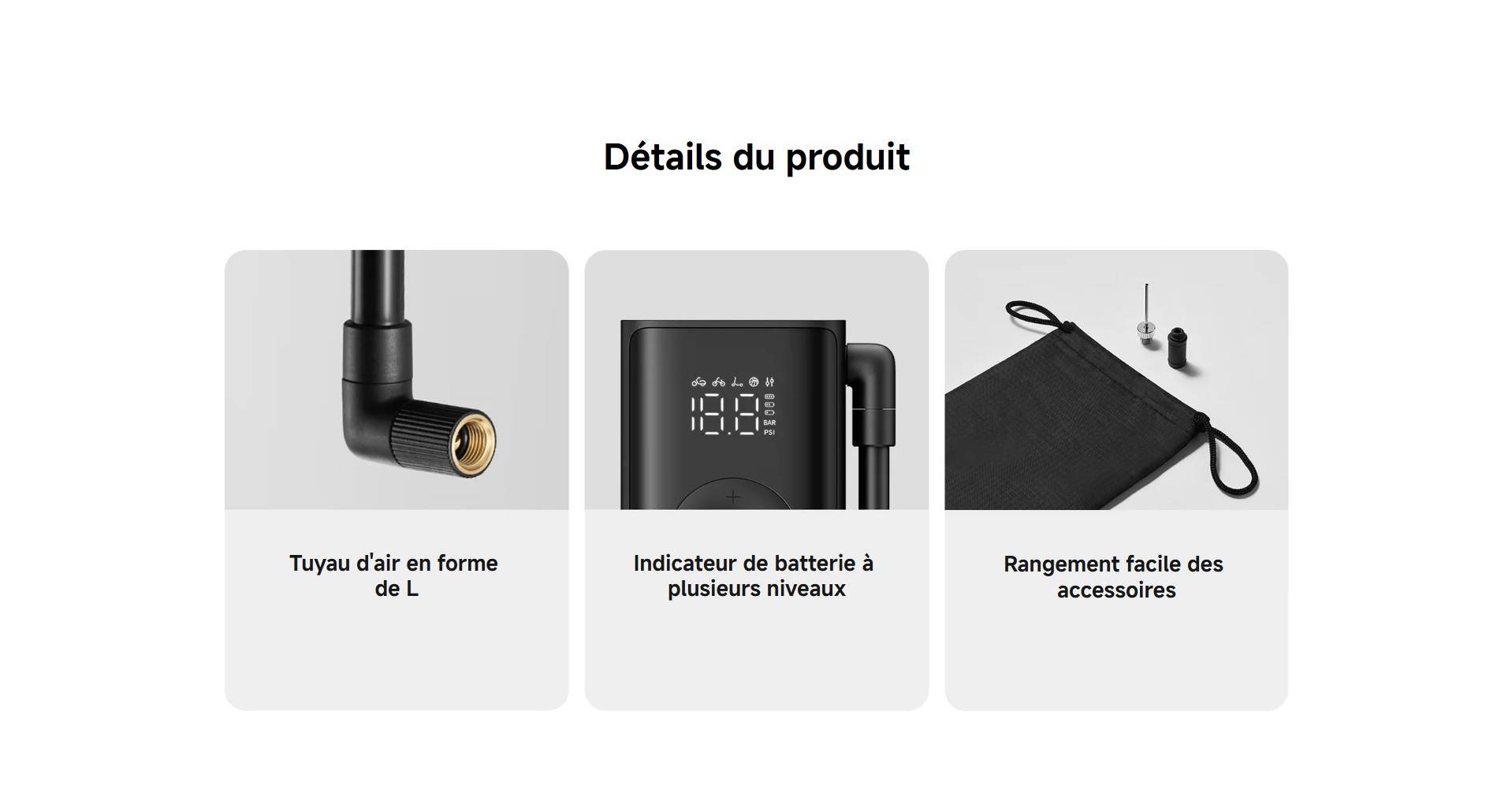 Xiaomi Mijia compresseur
