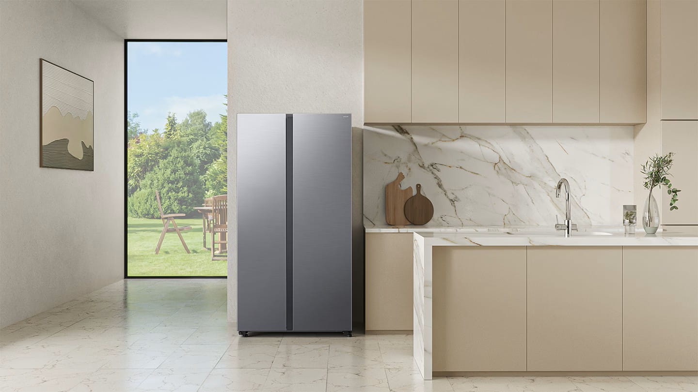 Réfrigérateur-Samsung-RS70-Bespoke-AI-Side-by-Side-617L-fiche-technique