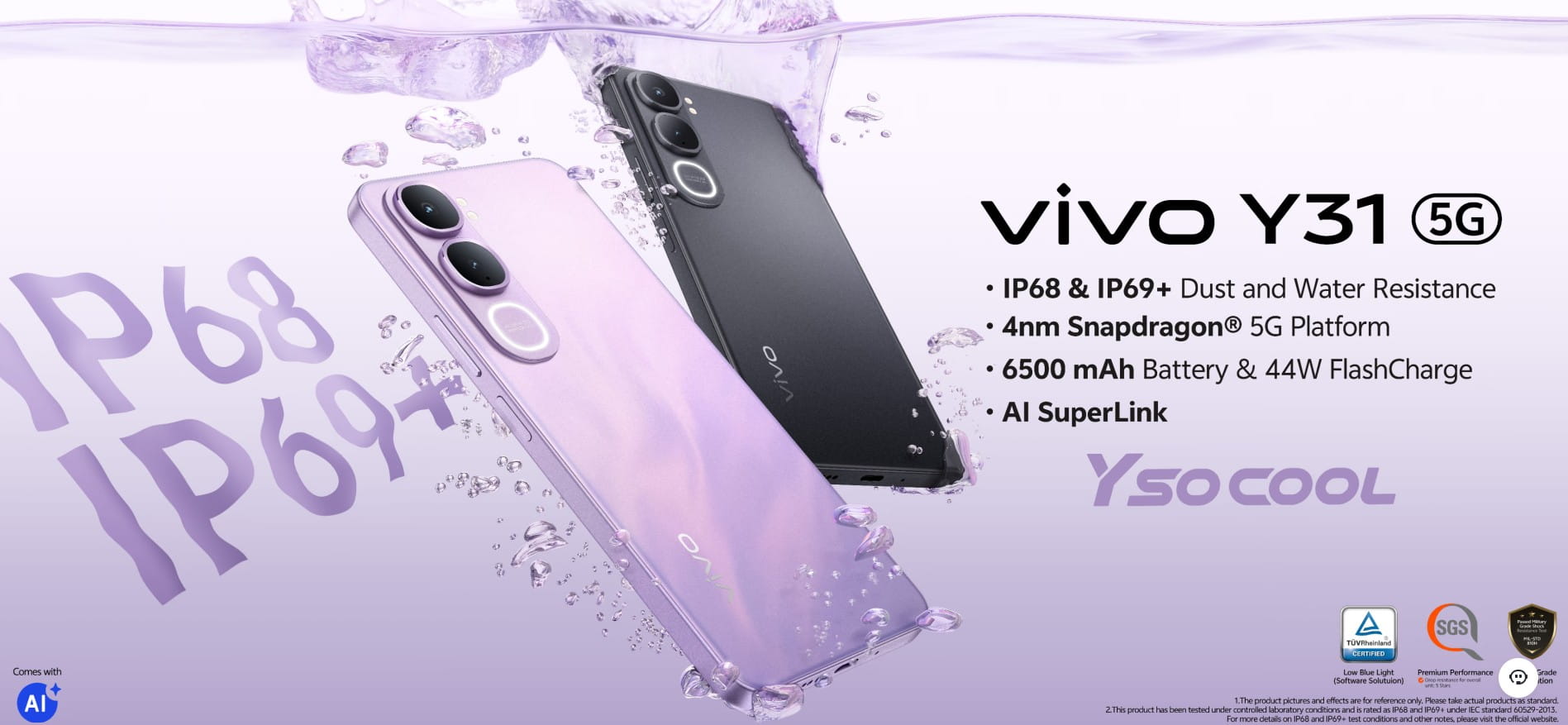 Vivo Y31 5G fiche technique