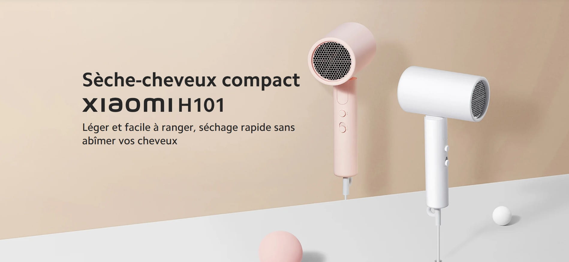 Xiaomi Compact Hair Dryer H101 fiche technique